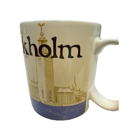 Starbucks 2013 Global Icon Series Mug Stockholm Sweden 16oz *Rare* - Picture 2 of 5